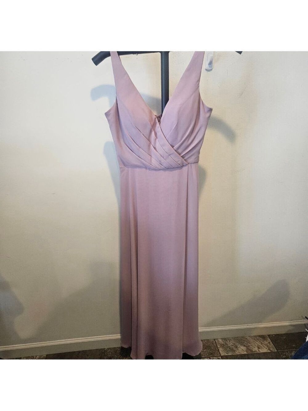 Women's MORILEE MADELINE GARDNER Mauve Maxi Dress Size 10